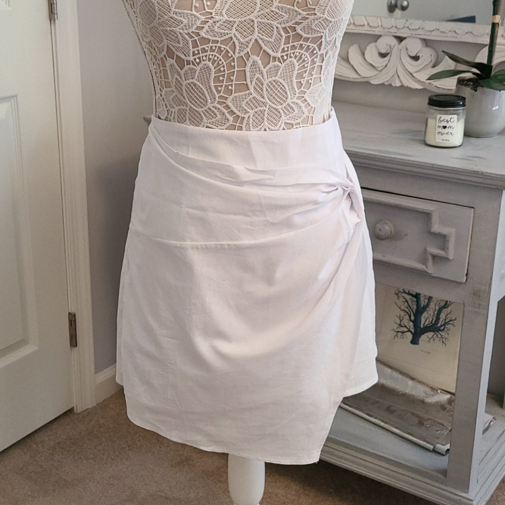 Adorable Cotton Wrap Skirt